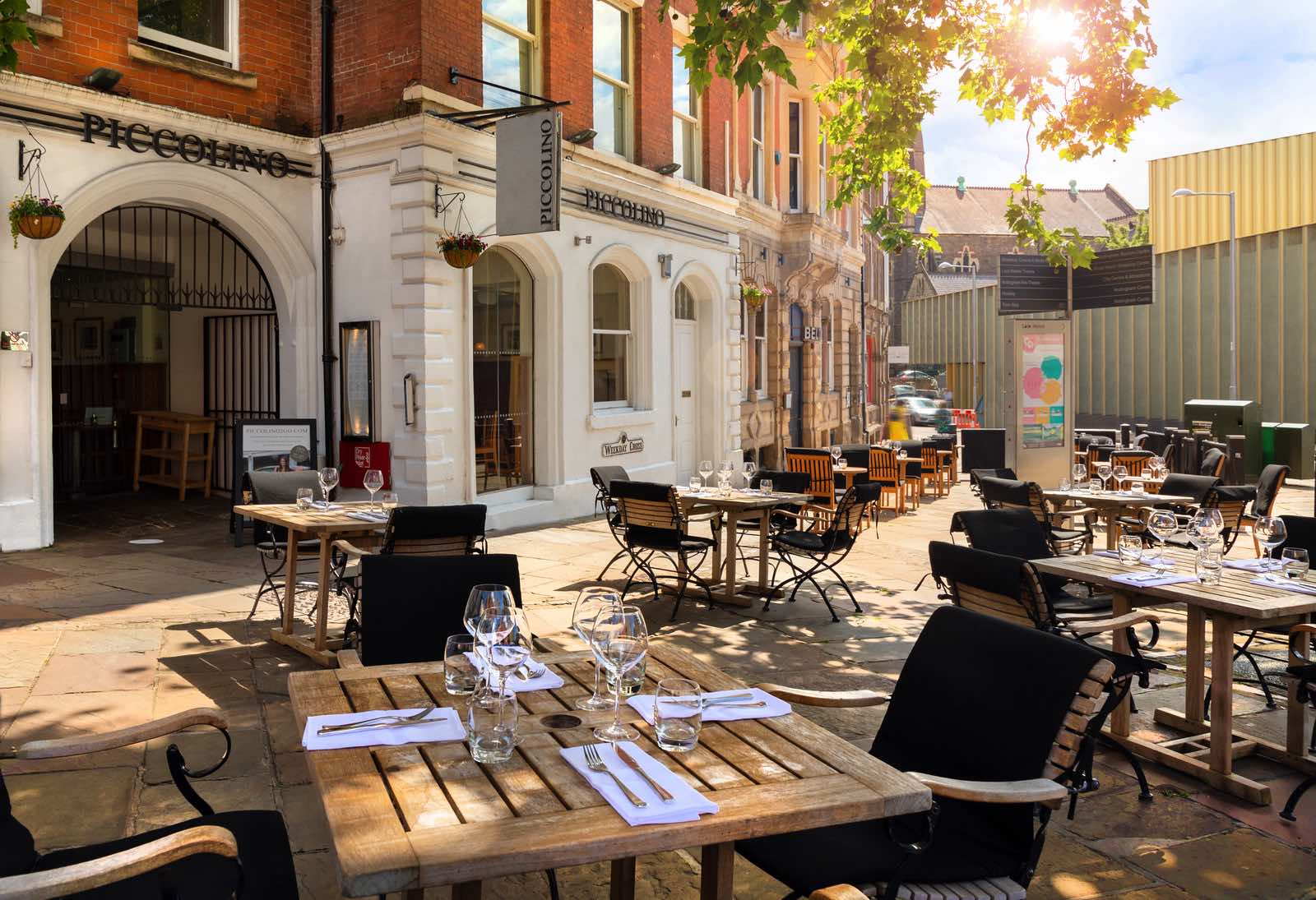 The building of Piccolino Nottingham.