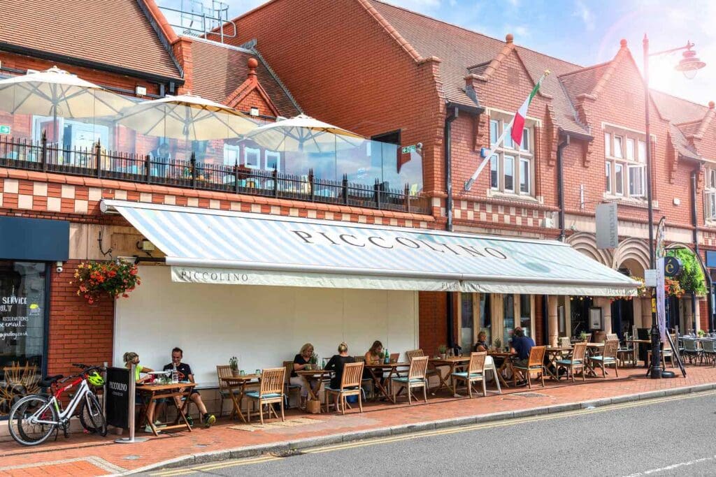 The building of Piccolino Stockton Heath.