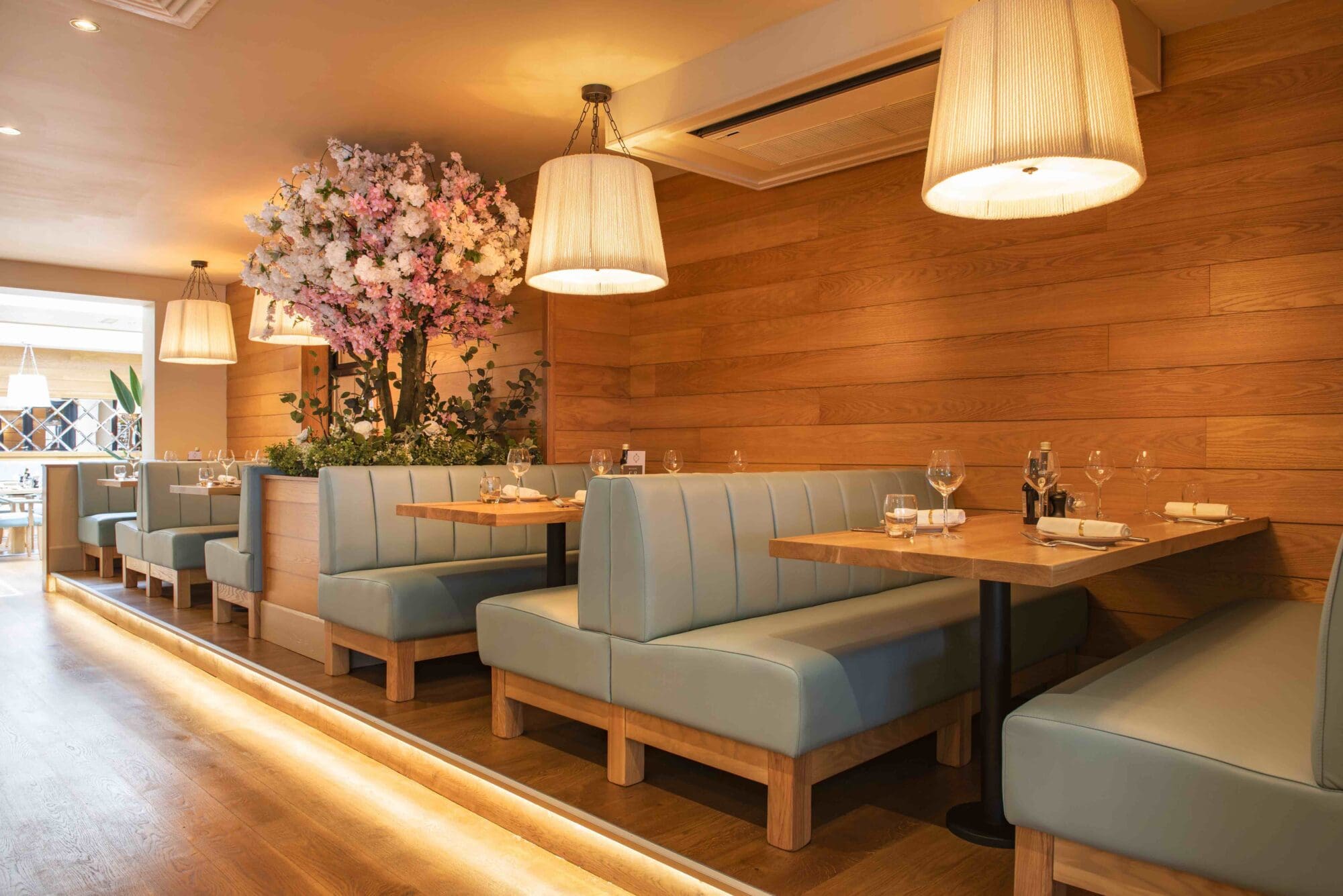 Piccolino Bramhall restaurant seating area