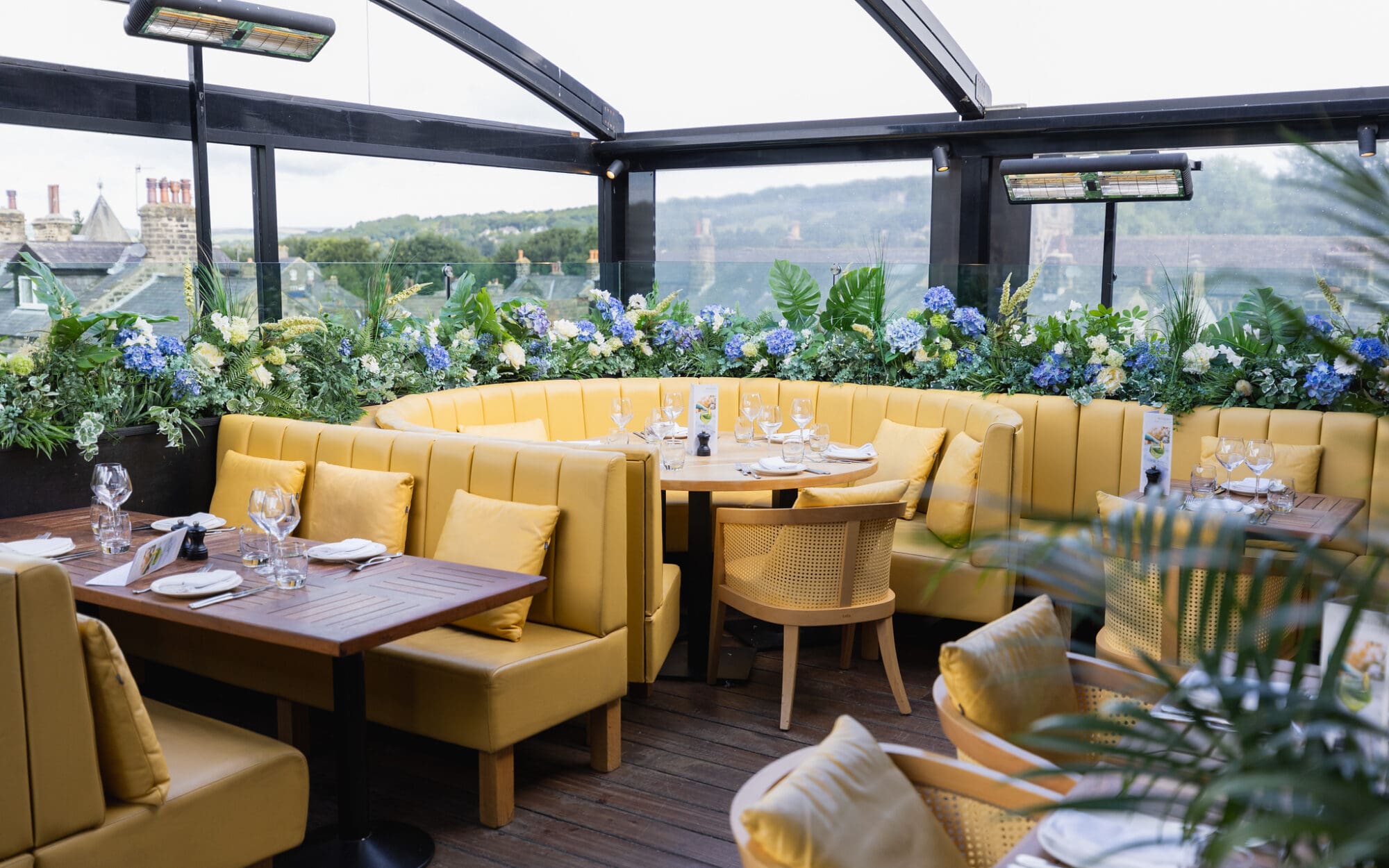 Yellow Seating interior